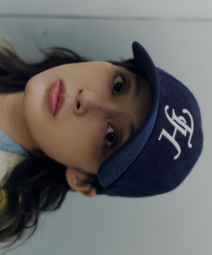 Teulaepighamoni Corduroy Th Logo Deep-Fit Ballcap_Navy
