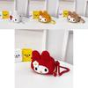 Adorable Plush Bunny Shoulder Bag For Girls Cute Floral Mini Coin Purse