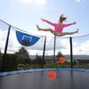 Trampolines Basketballs Hoop Set Practical Breakaways Rims Balls Pump PVC Texture Perfect for Any Ages Quick Installation
