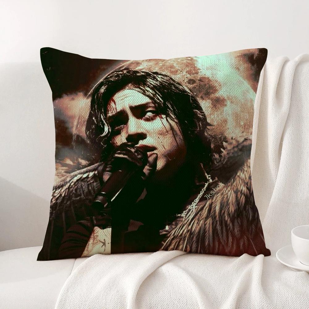 D-Dpr Ian Saint Pillow Case Natural Linen Organic Fabric Double-Sided Printing Breathable Perfect Gift For Decor