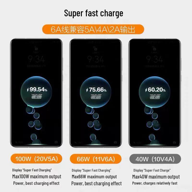 100W Super Fast Charging Data Cable for Huawei Honor - Original Sealed Set