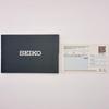 Used [Unfilled/Unused] SEIKO Watch Warranty Card Prospex Astron