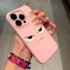 Jelly 2-in-1 Mobile Phone Case Protective Cover Frosted Skin Style Fashionable Fresh Internet Celebrity Couple Color Frosted Hard Case