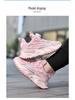 Babudou Girls' Waterproof Fashion Sneakers – Comfy Leather, Soft Sole, Versatile for Spring & Autumn.