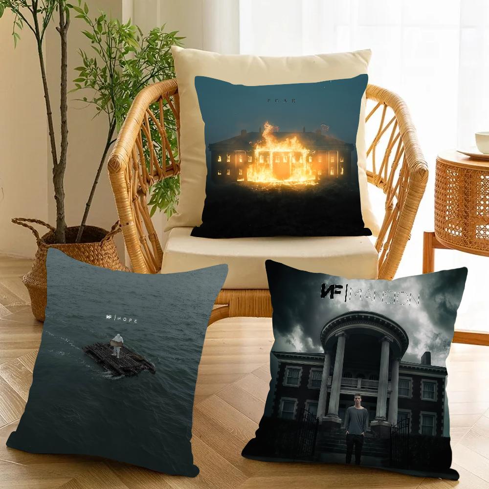 Singer NF Fear Pillow Case Suitable For Bedrooms Living Rooms Cars Home Decoration