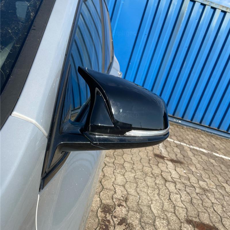 Replacemen M Look Mirror Cover for BMW 1 series F40 2019-2023 116i 118i 120i 128ti 116d 118d 120d Black Mirror Cap