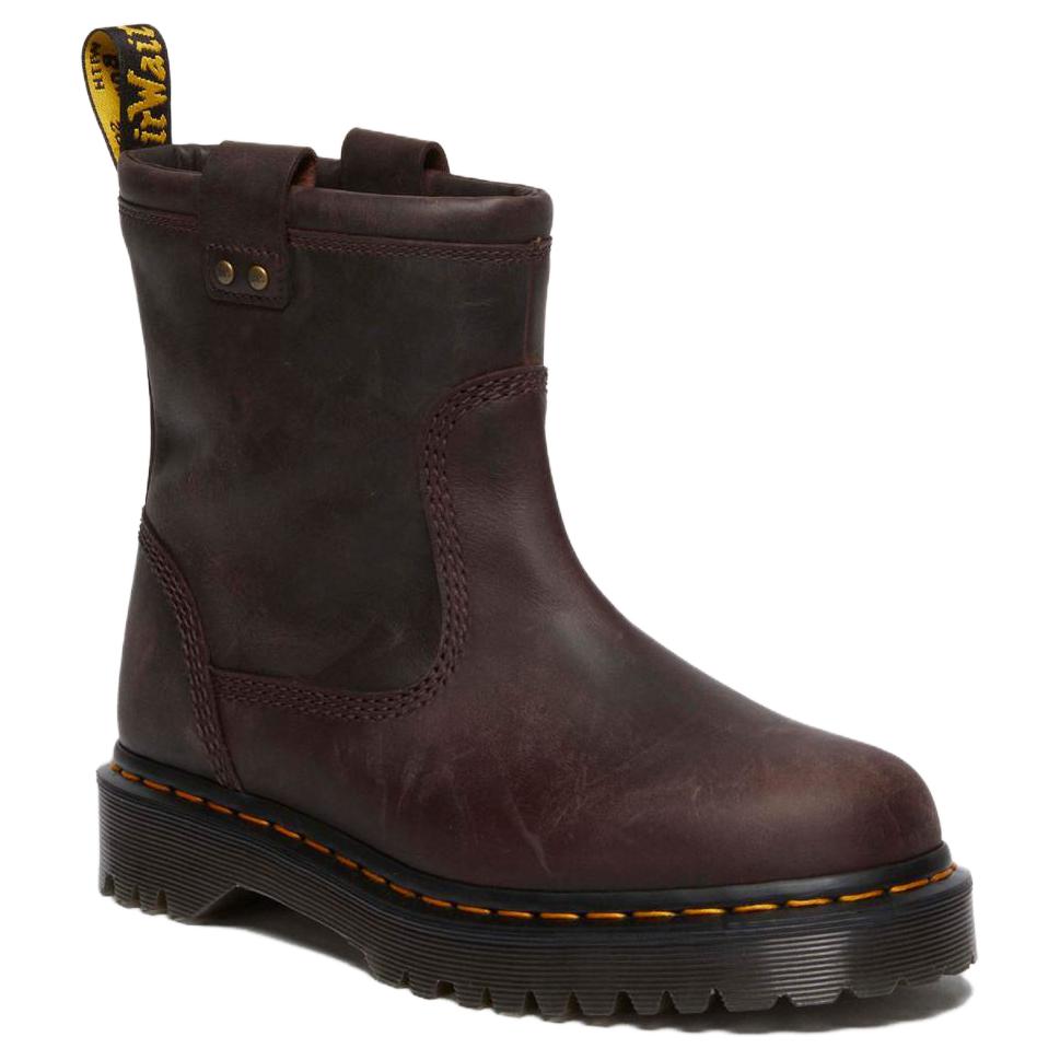 Dr. Martens Leather Commuter Versatile Simple Comfortable Ankle Boots Men ankle boots Dark-Brown 31880201