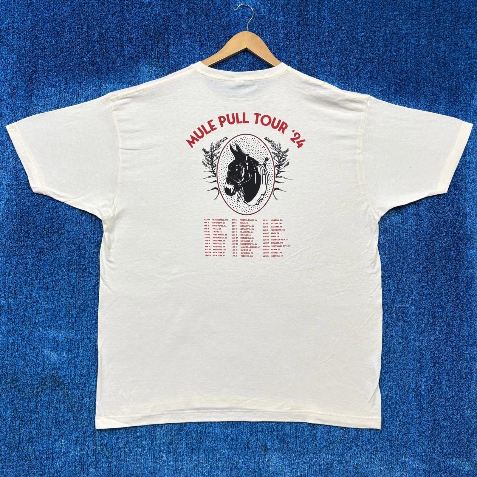 

Tyler Childers Mule Pull Tour 2024 Bluegrass Country Tee 3XL M