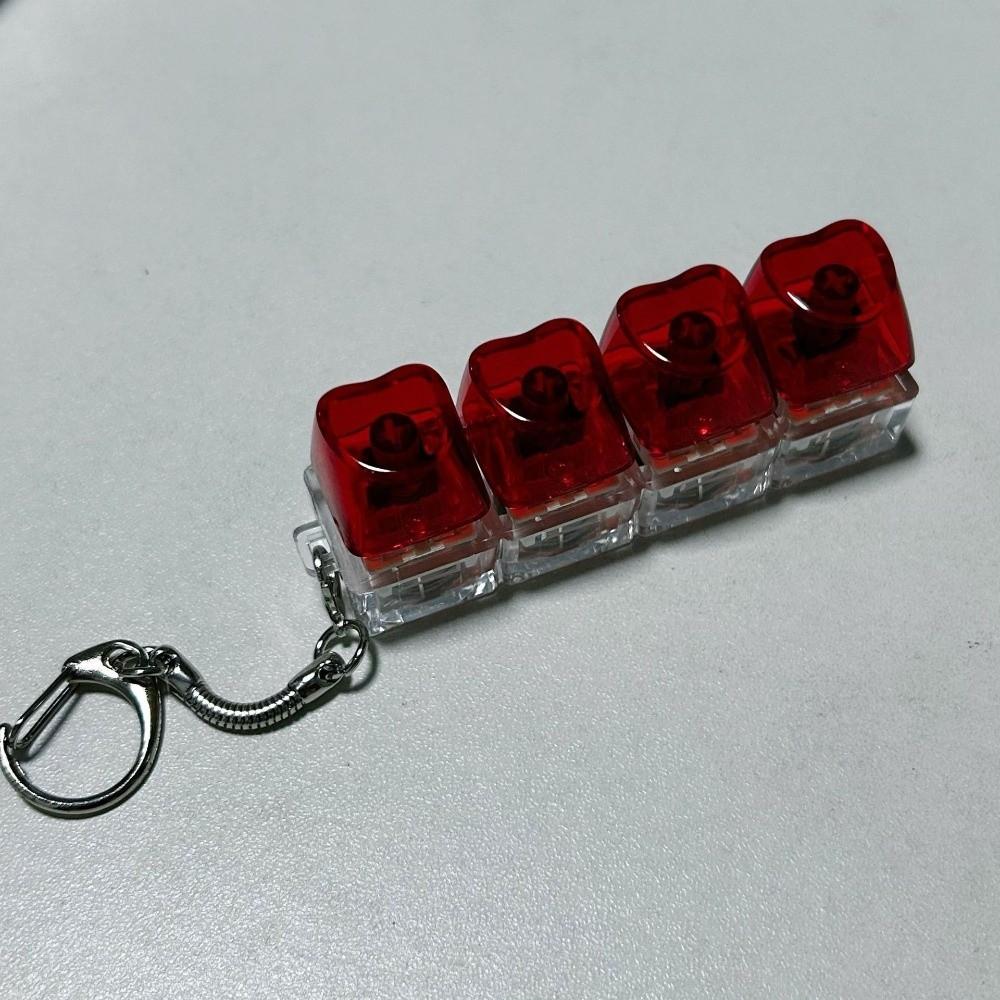 4Keys Keycap Pinch Toy Relief Stress Button Clicker Toy Relaxing Pinch Toy