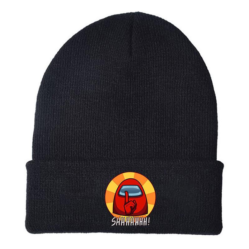 

Тепла Зимова Доросла Шапка Біні В язана Шапка Хіп-Хоп Косплей Кепка Різдвяний Подарунок #3 SHHHHHHH