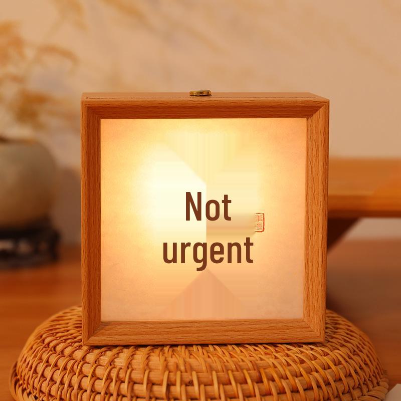 Creative LED Calligraphy Picture Frame: Tabletop Night Light & Bedside Lamp, DIY Birthday Gift