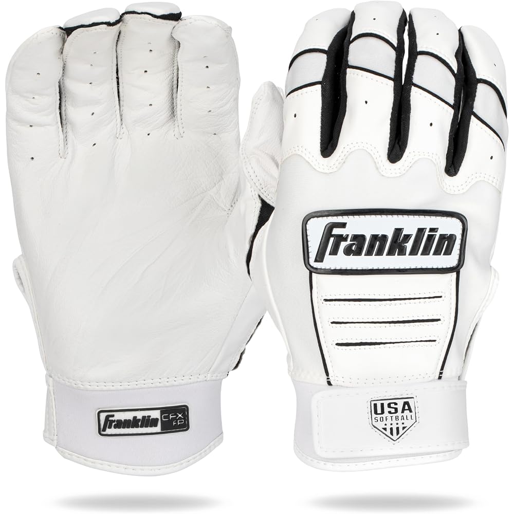 Franklin CFX Women s Batting Gloves White Black Size S