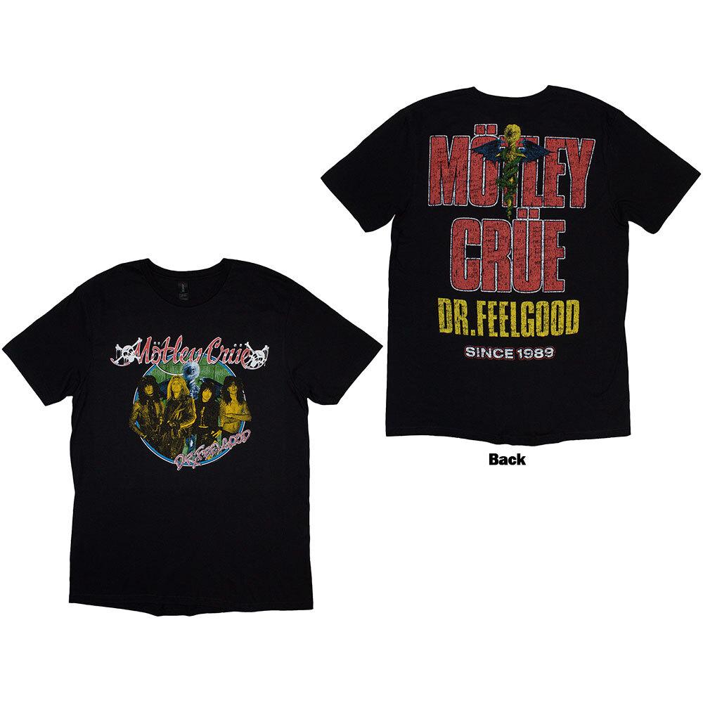 

Motley Crue Dr Feelgood Circle Photo T-Shirt Black New Unisex T-Shirt XXXL