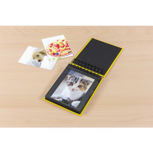 Nakabayashi Frame Case Album Vertical L Size Holds 60 Pieces Dot Blue A-FTPT-301-B