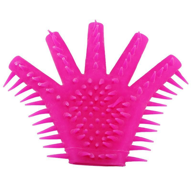 Silicone Penis Massage Sex Gloves with Spike Finger Sleeves for Couples Masturbation And Orgasm Enhancement Adult Sex Toy
