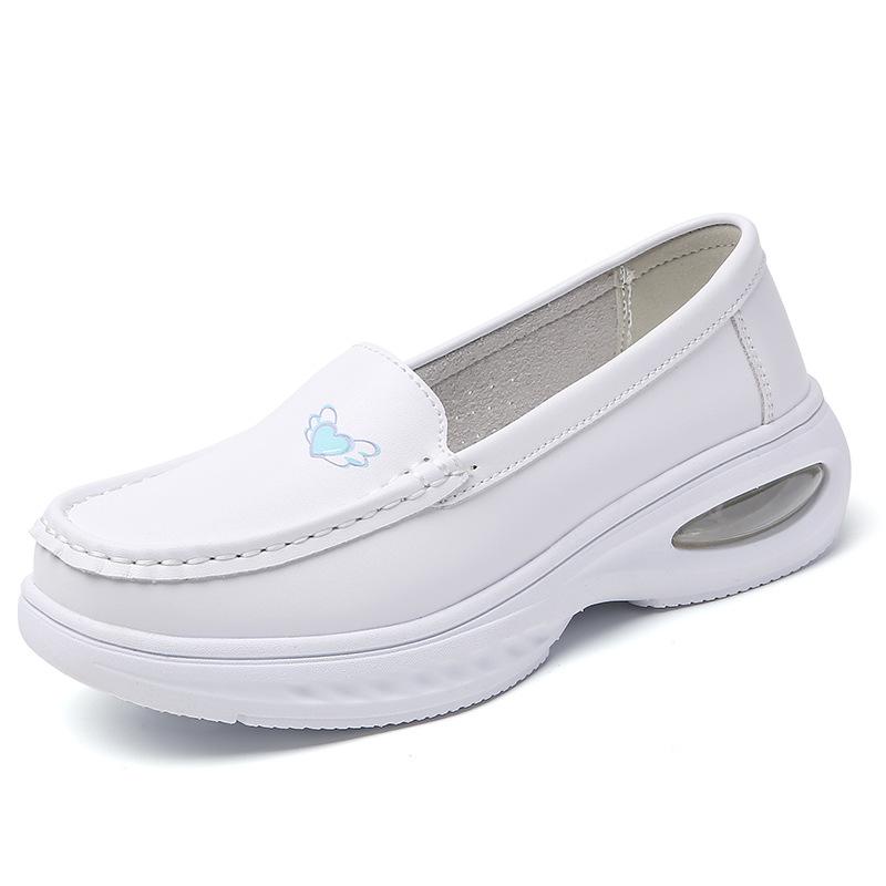 Spot nurse shoes women's summer breathable soft soles are not tired feet thick soles student medical work shoes