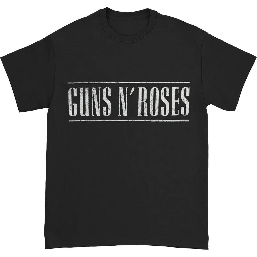 2026 Summer Fashion Trendy Vintage Top New 80s Guns N 'Roses Band Casual T-Shirt Men and Women Band Brand Top