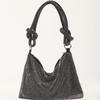 Diamantbesetzte Abendtasche Handgefertigte Bankett-Abendtasche Trendige Blitzer-Knoten-Strassstein-Tasche Partytasche Clutch