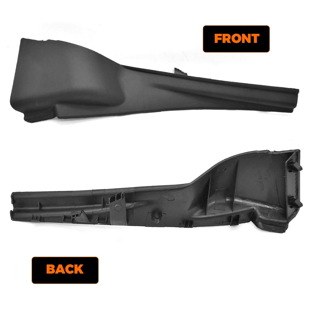 2PCS For Nissan Murano 2015 2016 2017 Car Front Windshield Wrap Corner Trim Wiper Side Trim Cover Lid Plate Water Deflector