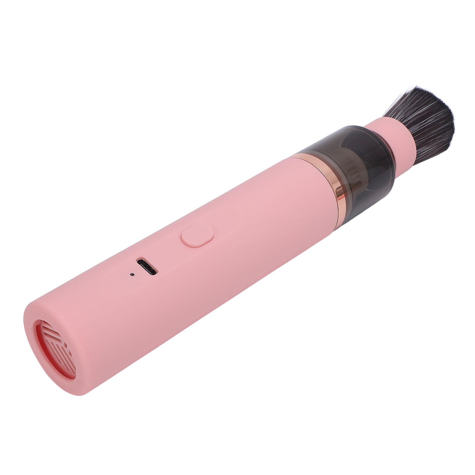 

Ручной пылесос для ногтей с мягкой насадкой-щеткой Эффективное удаление пыли Мощное всасывание Компактный розовый