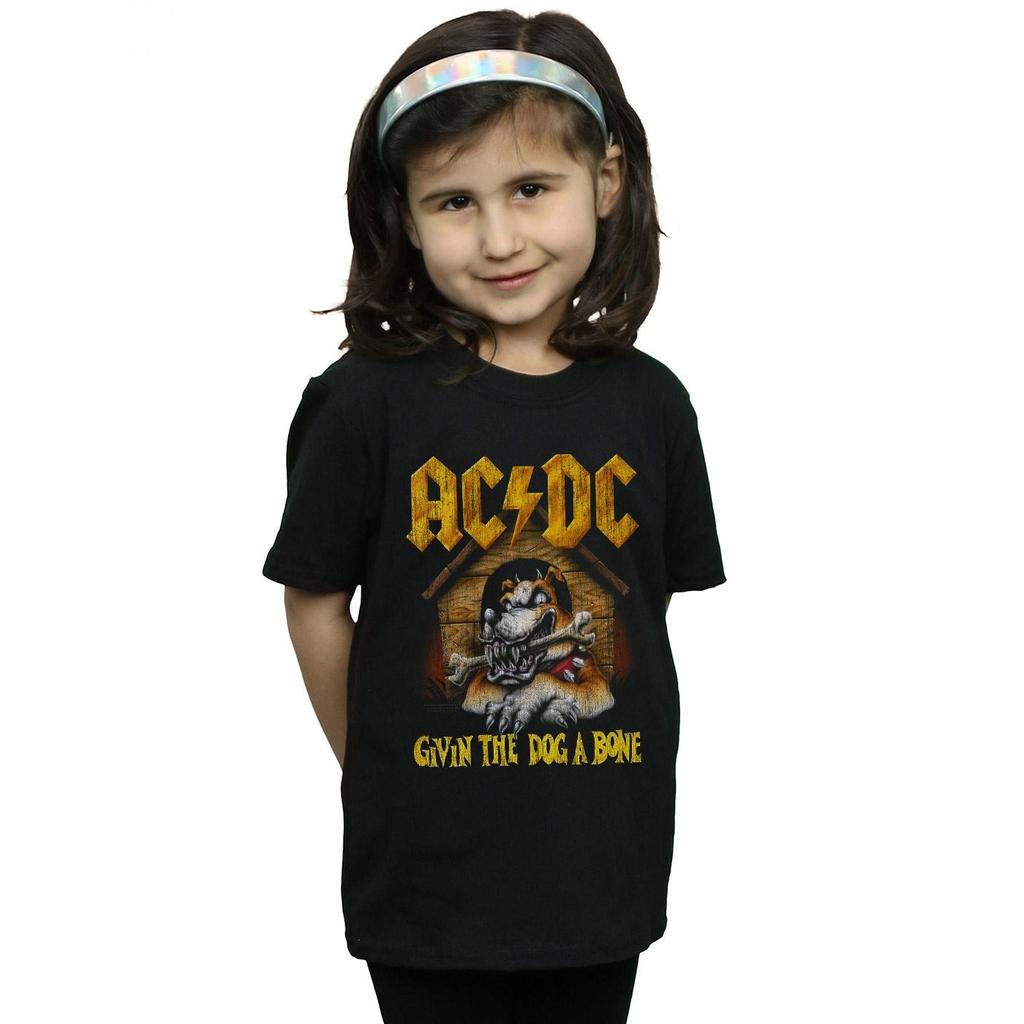 AC/DC Girls Give The Dog A Bone Cotton T-Shirt