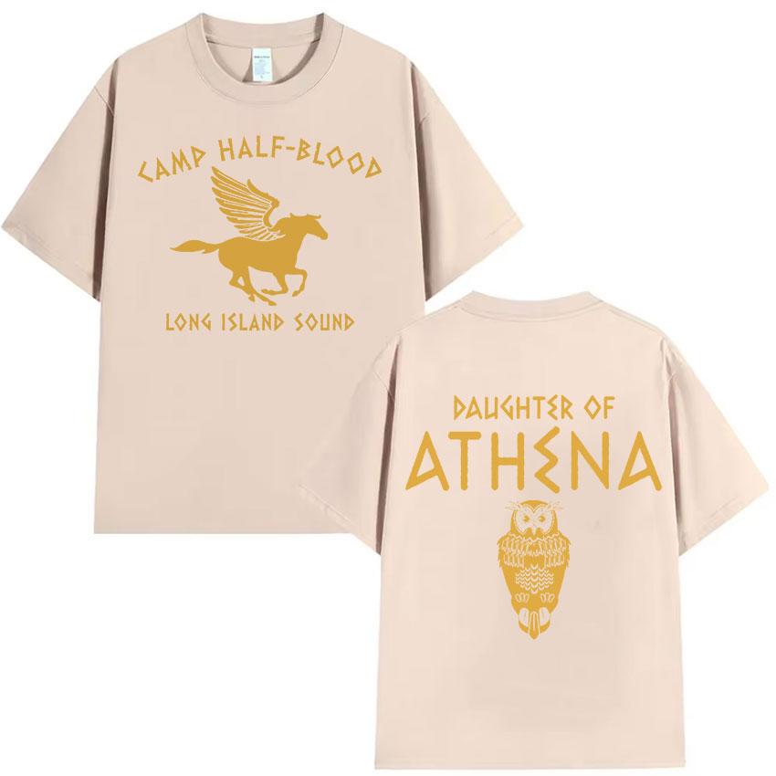 Percy Jackson Camp Half Blood Long Island Sound T Shirts Men Women Summer Fashion T-shirt Harajuku Cotton Short Sleeve T-shirts