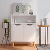 VidaXL Buffet White Gloss 60x30x72 Cm Engineered Wood 326828