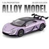 1/24 BYD Yangwang U9 Alloy Electric Sports Car Model Diecast Metal New Energy Racing Vehicle Car Model Sound Light Kids Toy Gift