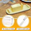 Household Tableware Kitchen Supplies Seal Butter Box Transparent Cover Cheese Storage Box Butter Dish With Lid and Knife
