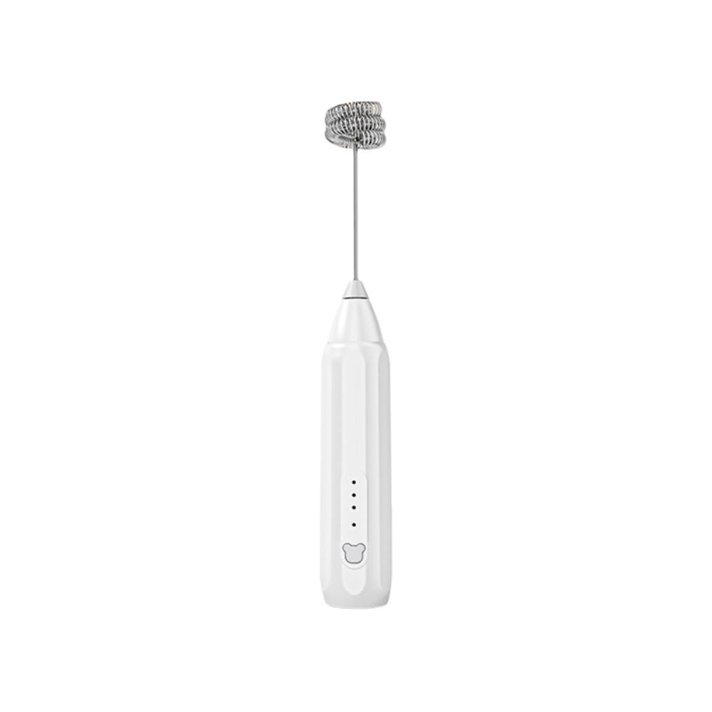 Handheld Electric Egg Beater USB Rechargeable Coffee Milk Mixer Coffee Stirrer Baking