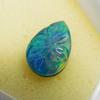 Lab-Created Opal Loose Gemstone Pear Cut 5.10 ct Multi Color Doublet for Jewelry Making and Crafts