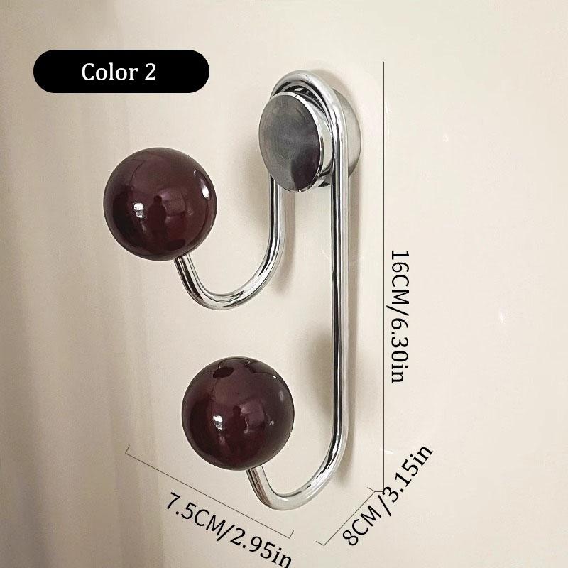 

Household Storage Door Porch Refrigerator Magnet Hook Multifunctional Punch-free Traceless Towel Hat Bag Magnetic Hanger Hooks