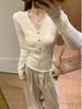 2026 Autumn Women's French Lace Knit Sweater: Elegant Layered Design