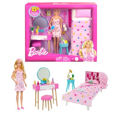 Mattel Barbie Barbie Cute Pink In the Movie Doll Play Years Old and HPT55 bedroom/Appeared "Barbie"! ? [Dress-up Set] [3 Up]