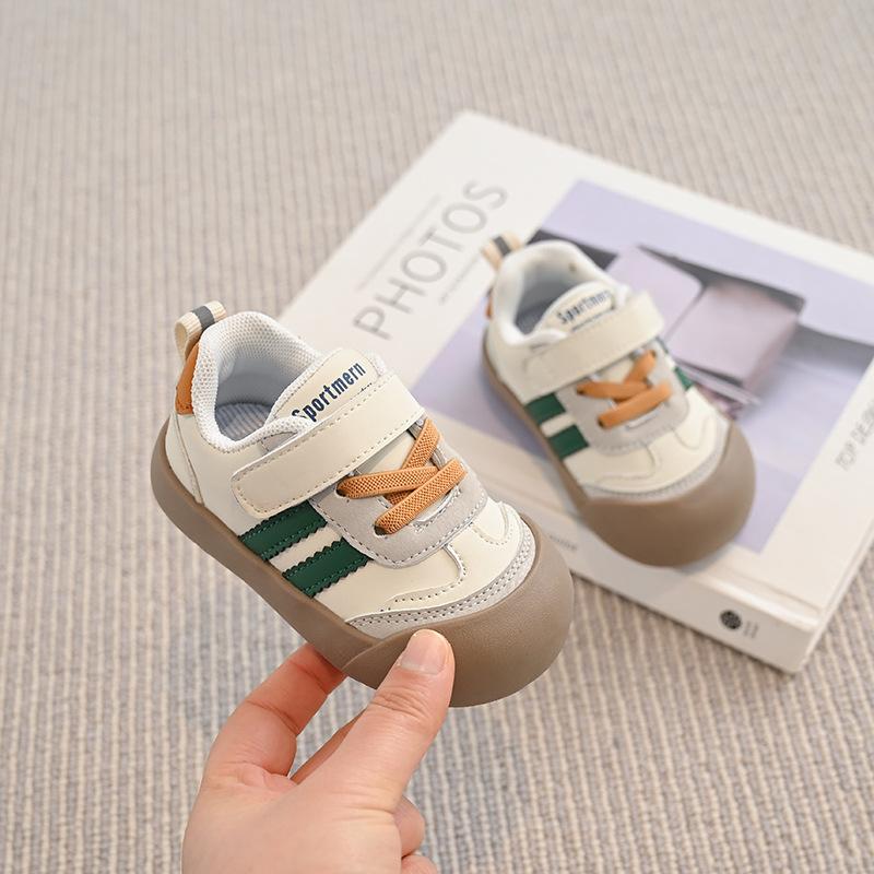 

Baby shoes German training shoes soft-soled baby toddler shoes one-year-old girl children functional shoes boys casual sports shoes 16-19 size whole box shot 40 pairs