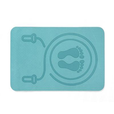 Tapis de Corde à Sauter Anti-bruit Amorti d'Exercice Tapis de Yoga Panneau Haute Densité Salle de Sport Extérieure Sports Tapis de Corde à Sauter pour Fitness Maison