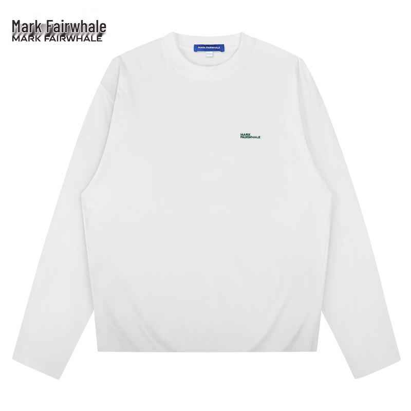 Mark Fairwhale Men's Pure Cotton Long Sleeve Round Neck T-shirt
