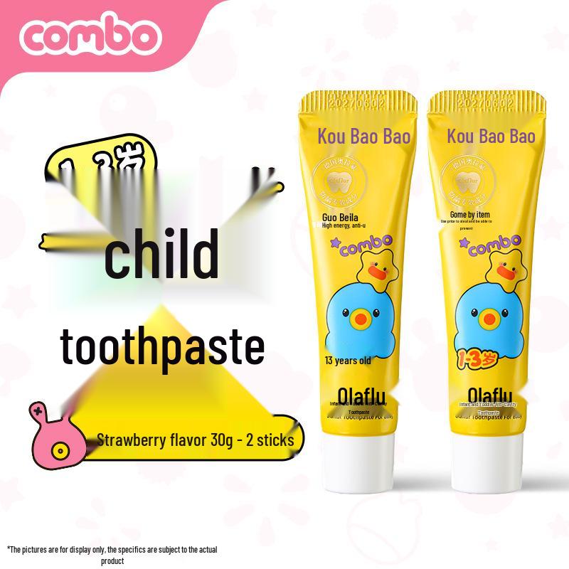 Olafluor Children s Fruit-Flavored Toothpaste (30g) for Ages 1-12
