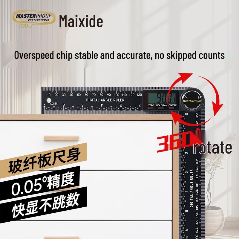 MASTERPROOF Digital Angle Protractor