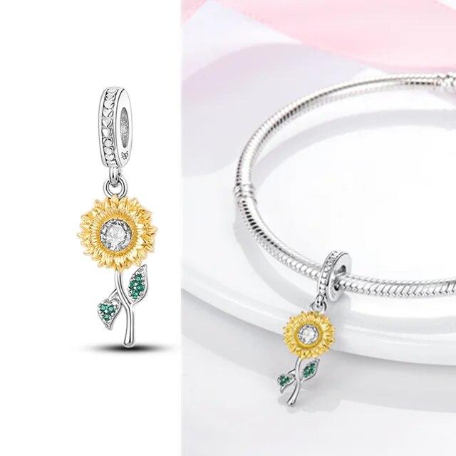 Charms Fit Original Bracelet Real S925 Sterling Silver Beads Luminou Pendants Firefly Ocean Series Dangle Fine Jewelry
