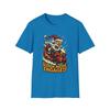 Unisex Softstyle T-Shirt Surreal Santa Racing Sleigh Windblown Christmas Holiday