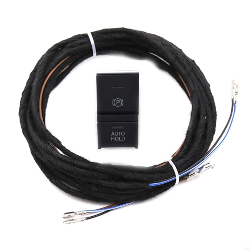 28GC Car Parking Hand Brake Control Switches with Cable Auto Hold Button 17G927225 Accessories