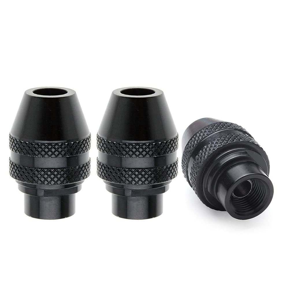 

Saipor 3 шт. прецизионный мини-сверлильный патрон, быстрозажимной сверлильный патрон, мини-патрон для фрезера электрической дрели, аксессуары для электроинструментов для вращающихся инструментов 0,8-3,2 мм