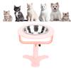 Elevated Cat Bowls with   Stand 15 Tilted Stainless Steel Anti Slip Feeder for Indoor Pets