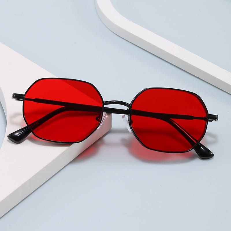 Sunglasses Women'S Advanced Sense Uv Protection Big Face Thin Sunglasses Sun Protection Retro Fashion