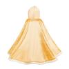 Mantello con Cappuccio da Principessa per Bambine Abbigliamento Invernale per Bambini Mantello Festa di Natale Halloween Costume Cosplay per Bambini Blu Viola Giallo Rosso