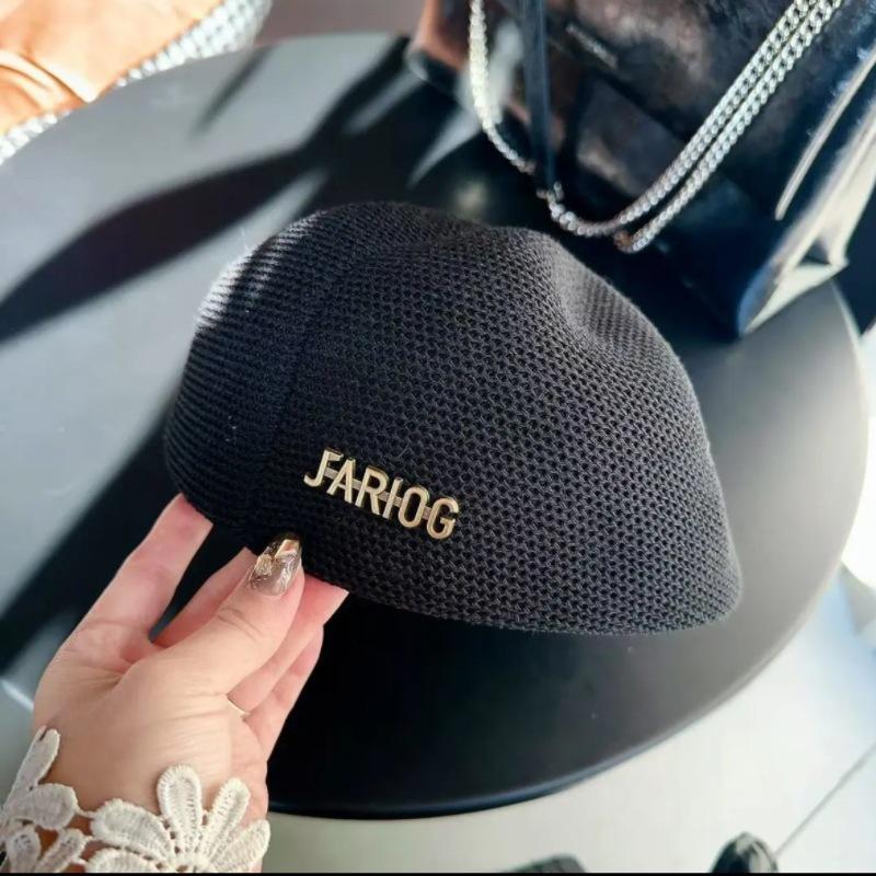 

Весенне-летняя тонкая британская ретро шляпа художника берет женская модная корейская версия универсальная дышащая шляпка-тыковка, подчеркивающая лицо