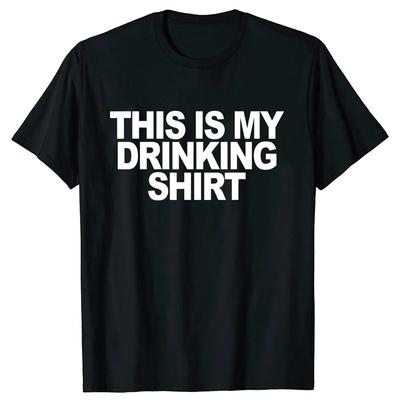 This Is My Drinking Shirt And Driving Funny Quotes Tee Tops Round Neck Short-Sleeve Fashion Tshirt Clothing Casual Basic T-shirt