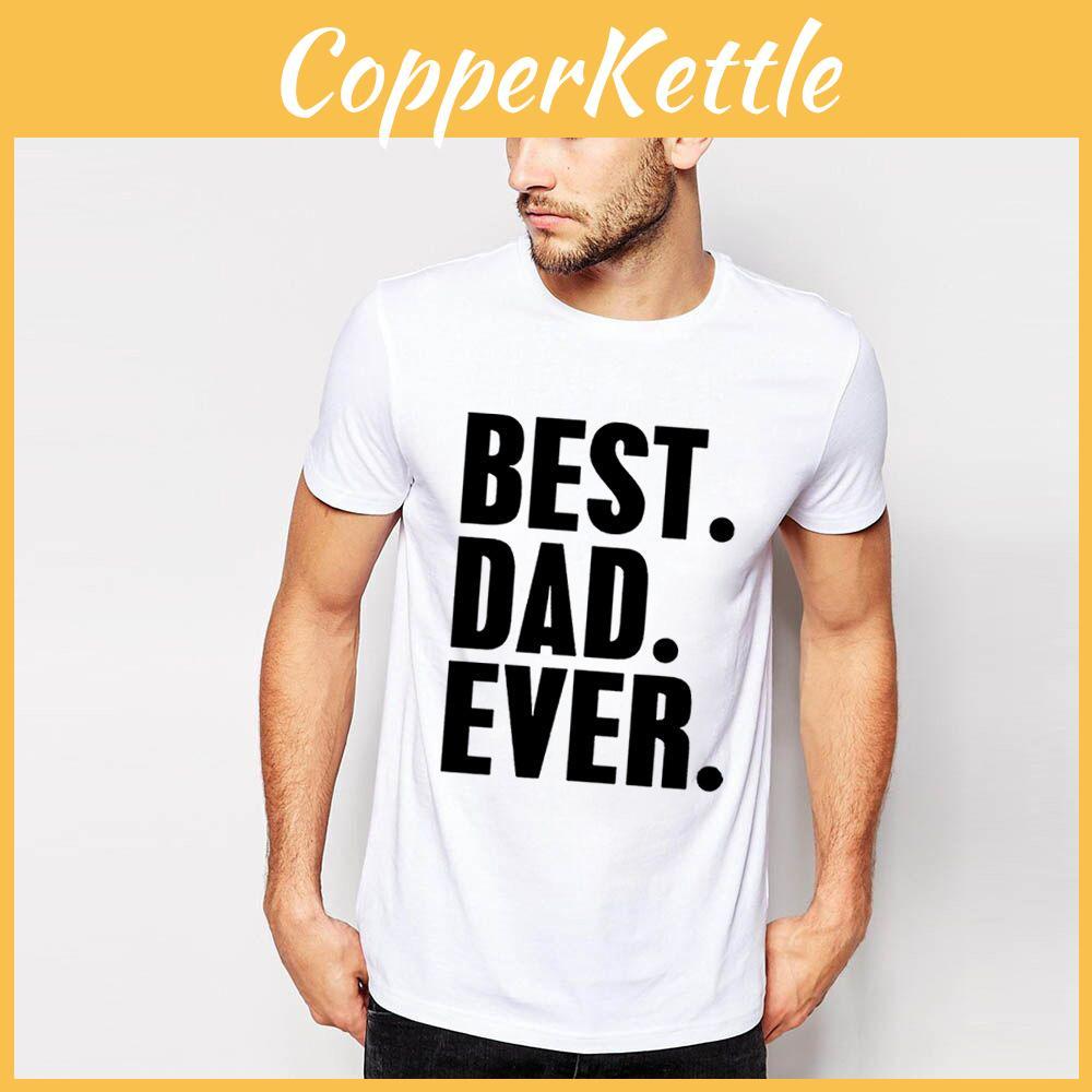 Dad Ever Best Printing Men Casual Tshirt Short Sleeve Summer Cotton Tee Tops