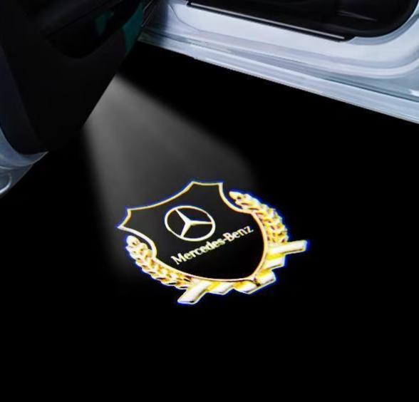 LED Welcome Lights for Mercedes C-Class W203, CLK, SLK, SLR Models - Door Projector Lights